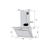 Витяжка VENTOLUX FIORE 60 WH (750) PB